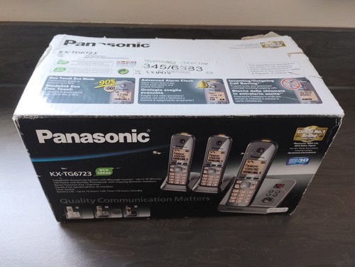 Panasonic tg6723 triple - panasonic, kx-tg6723