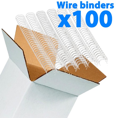 Galaxy white wire loop binding - white,