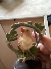 Hand Sculptured And Hand Painted The.Nightingale, The Country Bird Collection