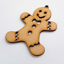 Wooden Fancy Gingerbread Man