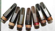 old vintage clarinet mouthpiece wooden and Bakelite