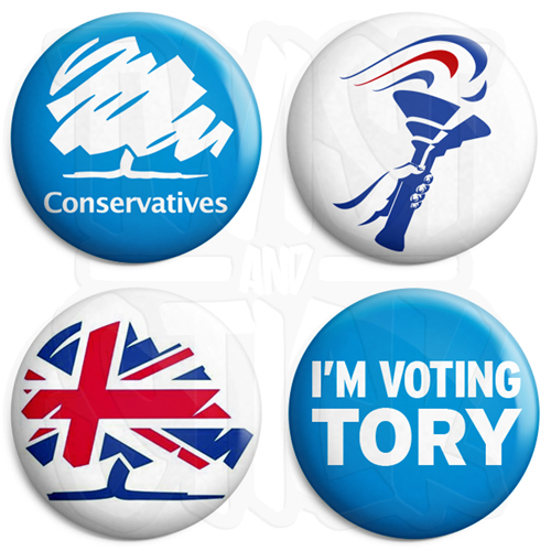 Conservative badge 25mm - badge,