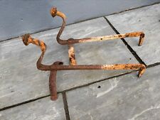 Antique Iron Fire Dogs Cast