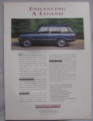 1995 overfinch range rover - range,