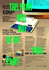 Sinclair ZX80 magazine advert