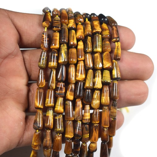 Strand tiger eye smooth - tiger's,