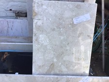 Pre Owned Marble Hearth  With Chamfered Edge