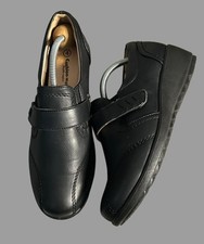 Cushion Walk Comfort Black Casual Flat Shoes Size Uk 4