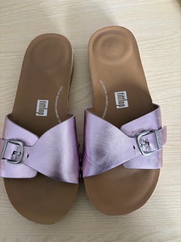 Fitflop womens pink leather - womens,