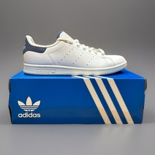 Adidas Originals Stan Smith Men’s Trainers White Blue Size UK8 BNIB RRP£100