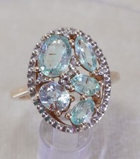 Paraiba Tourmaline and Diamond