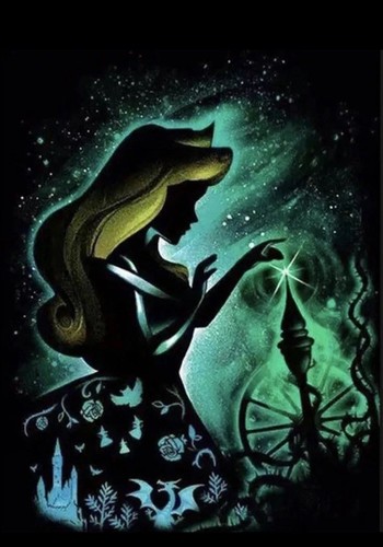 Dark disney counted cross - counted,