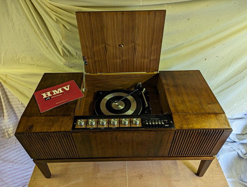 Hmv stereomaster radiogram - hmv,