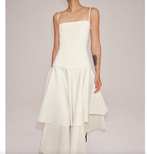 Zara COMBINED RUFFLE DRESS
