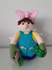 Hand knitted tea cosy. Mrs