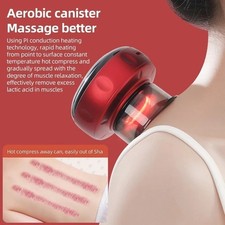 Smart Electric Cupping Therapy Set Heat Red Light Suction Massage Pain Relief UK