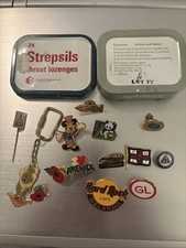 Mixed lot vintage enamel pins