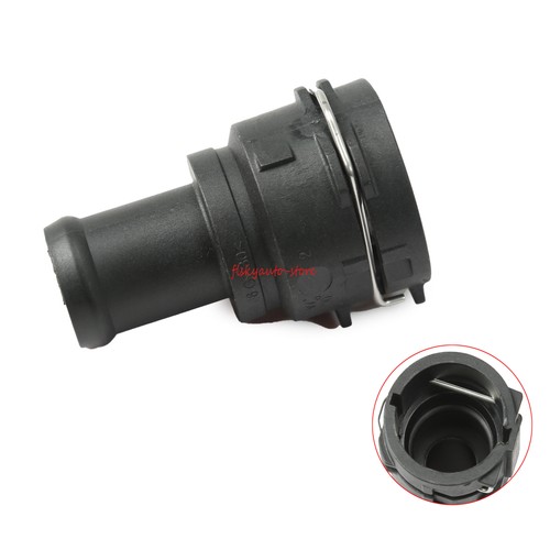Coolant heater hose connector - coolant,