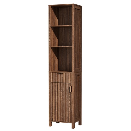 Bonnlo fluted bathroom floor - fluted,