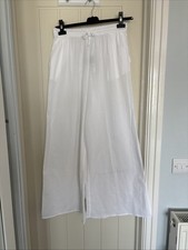 Ladies Primark White Linen