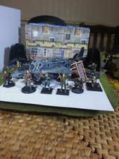 28mm Alien Colonial Marines and Drop ship + Extras Painted.