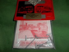 KNIGHTWING  N GAUGE A20 STATION LAMPS MODERN  WHITE METAL