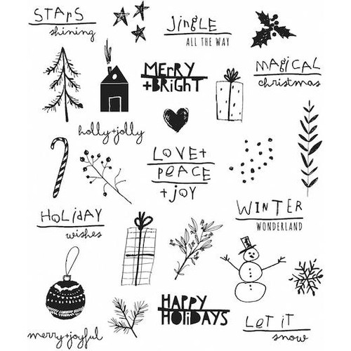 Tim holtz cling - cling, stamps