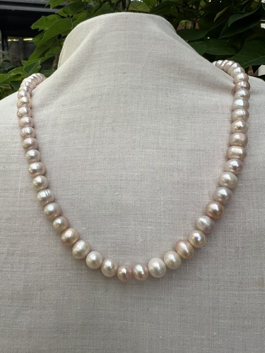 Genuine pearl necklace - genuine,