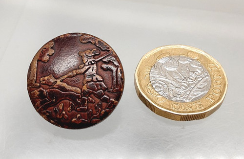 Vintage embossed leather - embossed,