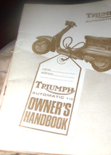 TRIUMPH AUTOMATIC T10 OWNER'S