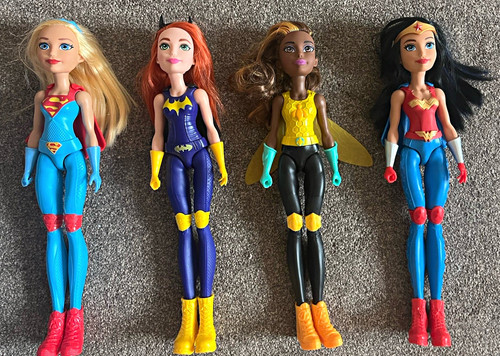 Mattel super hero - dc, 4
