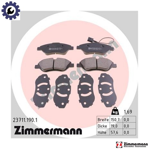 Brake pad set disc - pad,