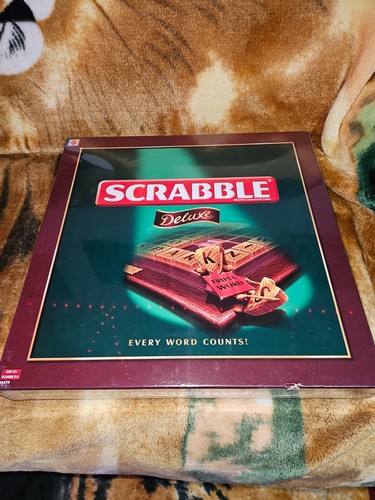 Scrabble deluxe board - scrabble,