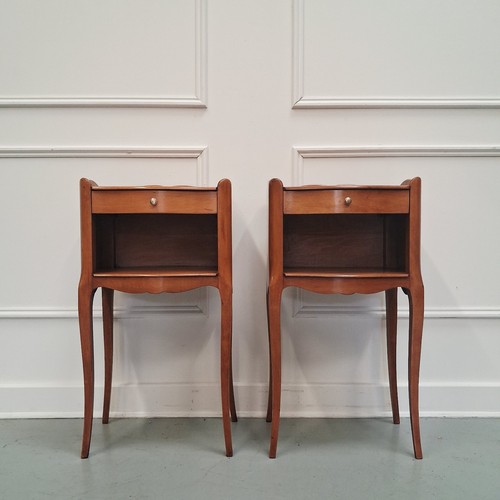 Antique french bedside - french, tables
