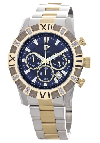 Aqua master men blue - men's, dial