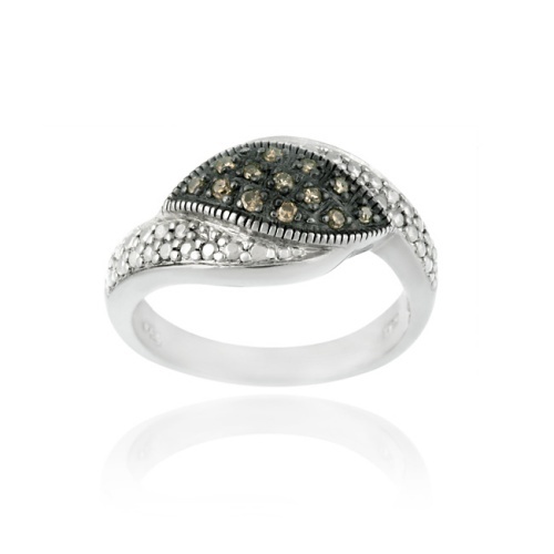 Sterling silver 8ct tdw - sterling, 1/8ct.