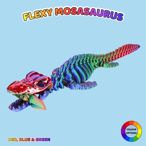 Articulated mosasaurus - articulated,