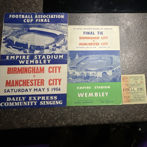 1956fa cup final programme - 1956fa,
