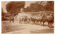 MILITARY BRITISH ARMY COLONIAL ? FUNERAL CORTEGE  GUN CARRIAGE OLD POSTCARD