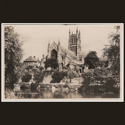 Worcester cathedral printed - worcester,