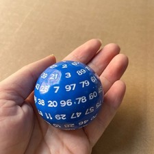 1PC Polyhedral 100 Sided