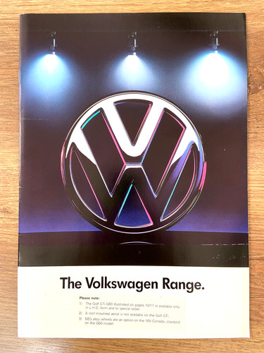 Range sales brochure - vw,