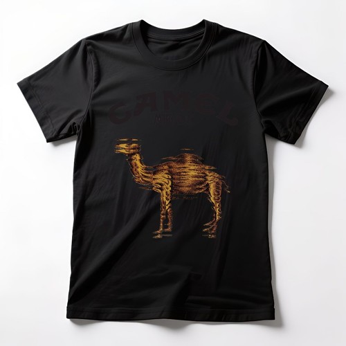 Camel mirage band shirt - camel,