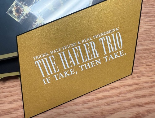 The hafler trio if take - the,