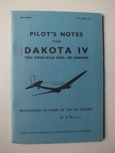 Pilot notes for dakota iv - pilot's,