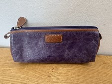 Osprey leather pouch - leather, up