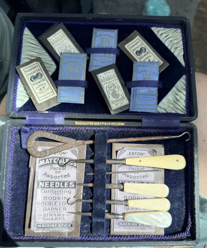 Antique victorian sewing etui - antique,