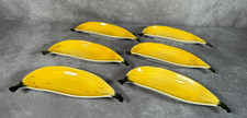 6 x Vintage Ceramic Banana