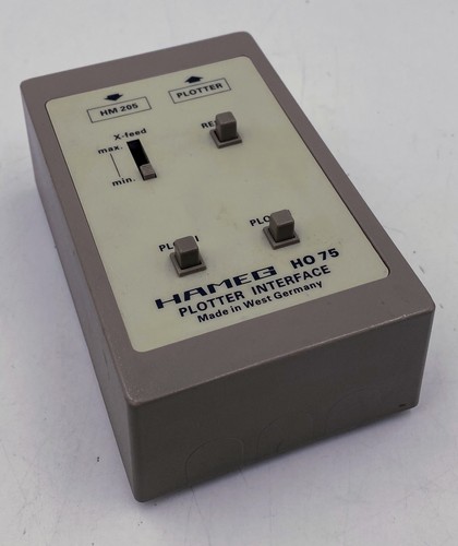 Hameg plotter interface - 75,