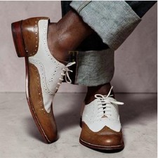 Bespoke spectator shoe, Men